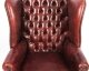 Bespoke Leather Chippendale Wingback Chair Armchair Murano Port | Ref. no. 06566h | Regent Antiques