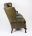 Bespoke English Hand Made 3 x Leather Chippendale Suite Alga Green | Ref. no. 06749g | Regent Antiques