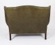 Bespoke English Hand Made 3 x Leather Chippendale Suite Alga Green | Ref. no. 06749g | Regent Antiques
