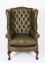 Bespoke English Hand Made 3 x Leather Chippendale Suite Alga Green | Ref. no. 06749g | Regent Antiques