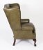 Bespoke English Hand Made 3 x Leather Chippendale Suite Alga Green | Ref. no. 06749g | Regent Antiques