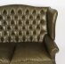 Bespoke English Hand Made 3 x Leather Chippendale Suite Alga Green | Ref. no. 06749g | Regent Antiques