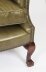 Bespoke English Hand Made 3 x Leather Chippendale Suite Alga Green | Ref. no. 06749g | Regent Antiques