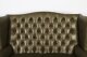Bespoke English Leather Chippendale Club Settee Sofa Alga Green | Ref. no. 06770g | Regent Antiques