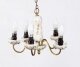 Vintage Porcelain & Brass 4 Light Chandelier | Ref. no. 06776 | Regent Antiques