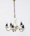 Vintage Porcelain & Brass 4 Light Chandelier | Ref. no. 06776 | Regent Antiques