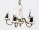 Vintage Porcelain & Brass 4 Light Chandelier | Ref. no. 06776 | Regent Antiques