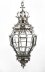 Vintage Silvered Bronze Versailles Diamond Baluster Lantern 20th C | Ref. no. 07079x | Regent Antiques