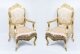 Vintage  Pair Louis XV Style French Gilded Armchairs 20th C | Ref. no. 07161 | Regent Antiques