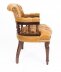 Bespoke English Hand Made Leather Captains Desk Chair Buckskin Colour | Ref. no. 08131b | Regent Antiques