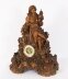 Antique Swiss & 39 Black Forest& 39 Carved Linden Wood Clock by Bergen & Co 19th C Antique Swiss \