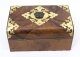 Antique Victorianl Empire Revival Burr Walnut Casket Sewing Box C1860 | Ref. no. 08201 | Regent Antiques