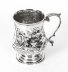 Antique Victorian Silver Plated Embossed and Engraved Mug C1870 | Ref. no. 08246a | Regent Antiques