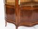 Antique Victorian Serpentine Glazed Inlaid Display Cabinet C1890 19th C | Ref. no. 08266 | Regent Antiques