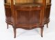 Antique Victorian Serpentine Glazed Inlaid Display Cabinet C1890 19th C | Ref. no. 08266 | Regent Antiques