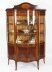 Antique Victorian Serpentine Glazed Inlaid Display Cabinet C1890 19th C | Ref. no. 08266 | Regent Antiques