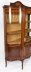 Antique Victorian Serpentine Glazed Inlaid Display Cabinet C1890 19th C | Ref. no. 08266 | Regent Antiques