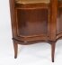 Antique Victorian Serpentine Glazed Inlaid Display Cabinet C1890 19th C | Ref. no. 08266 | Regent Antiques