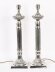 silver plated table lamps | Ref. no. 08329 | Regent Antiques
