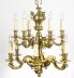 Antique French Louis XIV Style twelve branch ormolu chandelier C1900 | Ref. no. 08398 | Regent Antiques