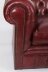 Bespoke Leather Button Backed Chesterfield Sofa Burgundy | Ref. no. 08457x | Regent Antiques