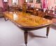 17ft Marquetry Walnut Bespoke Dining Table | Regent Antiques | Ref. no. 08529 | Ref. no. 08529 | Regent Antiques