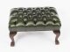 Bespoke Chippendale Ball & Claw Leather Stool Emerald Green | Ref. no. 08541 | Regent Antiques