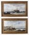 Antique Pair Seascape Oil Paintings Fishing Boats 19th century | Ref. no. 08564x | Regent Antiques