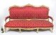 Antique French Giltwood Framed Canape\