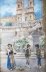 Antique Watercolour of the Spanish Steps, Rome,  Ettore Ascenzi 19th C | Ref. no. 08567 | Regent Antiques
