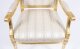 Bespoke  PairFrench Louis XVI Carved Giltwood Armchairs | Ref. no. 08598a | Regent Antiques