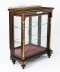 Antique Victorian Amboyna & Ebonised Pier Display Cabinet 19th C | Ref. no. 08627x | Regent Antiques