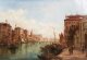 Antique Pair Oil Paintings Grand Canal Venice Alfred Pollentine  19th C | Ref. no. 08757 | Regent Antiques