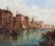 Antique Pair Oil Paintings Grand Canal Venice Alfred Pollentine  19th C | Ref. no. 08757 | Regent Antiques