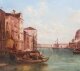 Antique Pair Oil Paintings Grand Canal Venice Alfred Pollentine  19th C | Ref. no. 08757 | Regent Antiques