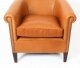 Bespoke English Handmade Amsterdam  Leather Arm Chair Tan | Ref. no. 09085a | Regent Antiques
