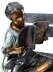 bronze garden statue | Ref. no. 09255 | Regent Antiques