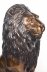 Vintage Pair Cast Bronze Seated Lions 20th Century | Ref. no. 09262 | Regent Antiques