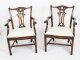 Vintage Pair of Mahogany Chippendale  Revival Arm Chairs Mid 20th Century | Ref. no. 09282a | Regent Antiques