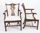 Vintage Pair of Mahogany Chippendale  Revival Arm Chairs Mid 20th Century | Ref. no. 09282a | Regent Antiques