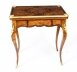 Antique French Burr Walnut Marquetry Card / Writing / Dressing Table  19th C | Ref. no. 09336a | Regent Antiques