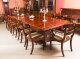 Bespoke Regency Revival Twin Base  Dining Table & 14 chairs  21st C | Ref. no. 09337a | Regent Antiques