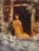 Antique Victorian Crystoleum Picture Painting of a Lady by a Window 19th C | Ref. no. 09372e | Regent Antiques