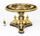 Vintage Ormolu Mounted Ebonised Sevres Style Gueridon Centre Table Mid 20th C | Ref. no. 09380 | Regent Antiques