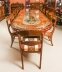 Bespoke 17ft Dining Table, Pewter, Lapis Lazuli & Agate Inlaid & 16 Chairs | Ref. no. 09428a | Regent Antiques