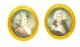 Antique Pair French Pastel & Gouache Portraits Mid 19th Century | Ref. no. 09485 | Regent Antiques