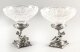 Antique Pair English Victorian Silver Plate & Cut Glass Centrepieces 1883 19th C | Ref. no. 09633a | Regent Antiques