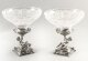 Antique Pair English Victorian Silver Plate & Cut Glass Centrepieces 1883 19th C | Ref. no. 09633a | Regent Antiques