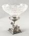 Antique Pair English Victorian Silver Plate & Cut Glass Centrepieces 1883 19th C | Ref. no. 09633a | Regent Antiques