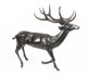 Pair of Bronze Life Size Fallow Deer Stags Late 20th Century | Ref. no. 09703a | Regent Antiques